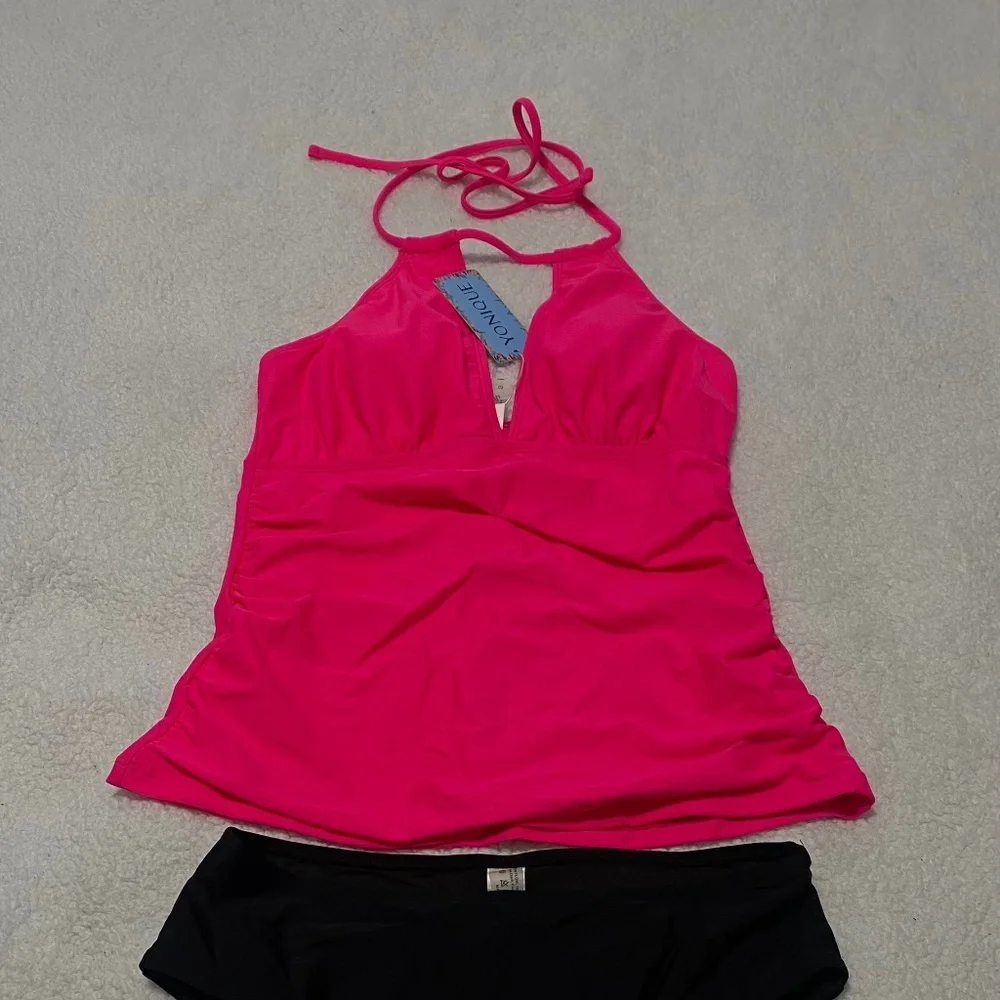 Yonique tankini swim top and bottom size s - Picture 4 of 5